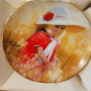Rare Pemberton & Oaks "Jessica's Field" Vintage Mini Plate Collectible